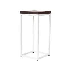 Kwietnik, stolik z drewnianym blatem KW5